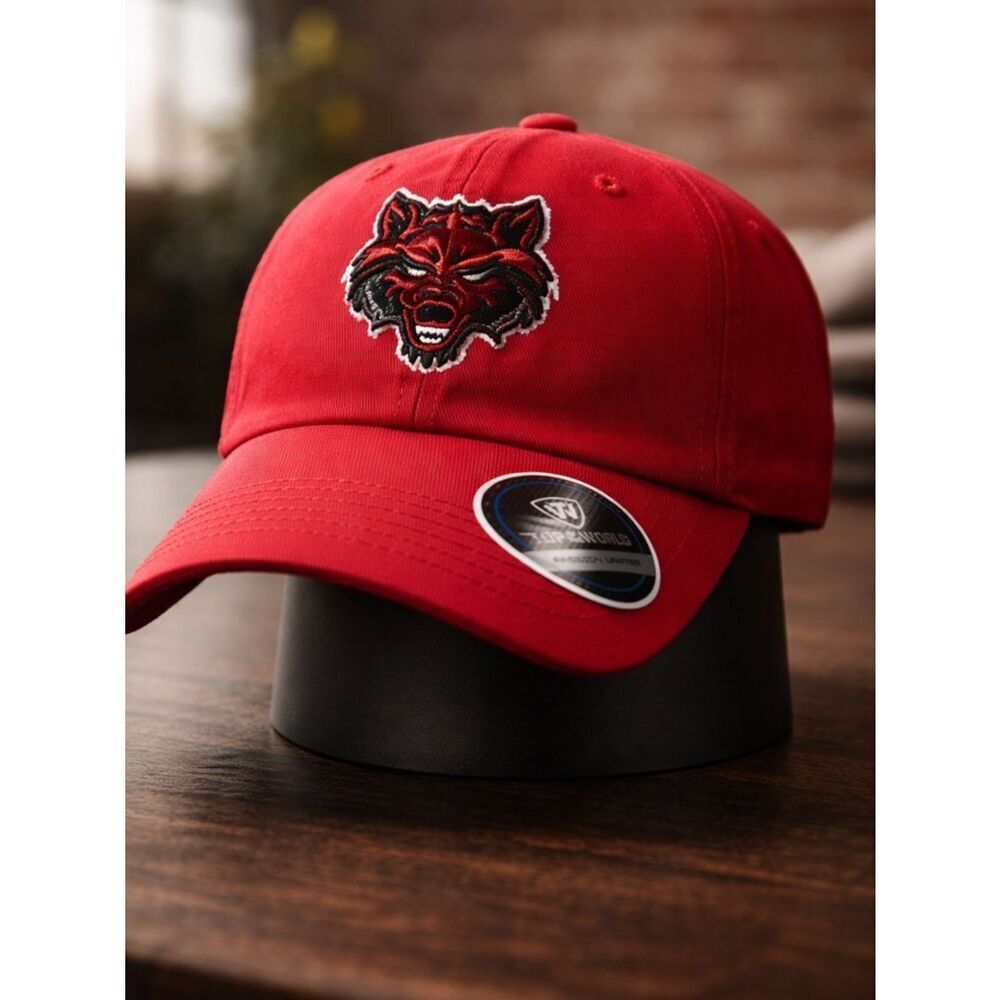 NWT Top Of The World Arkansas State Red Wolves Baseball Cap